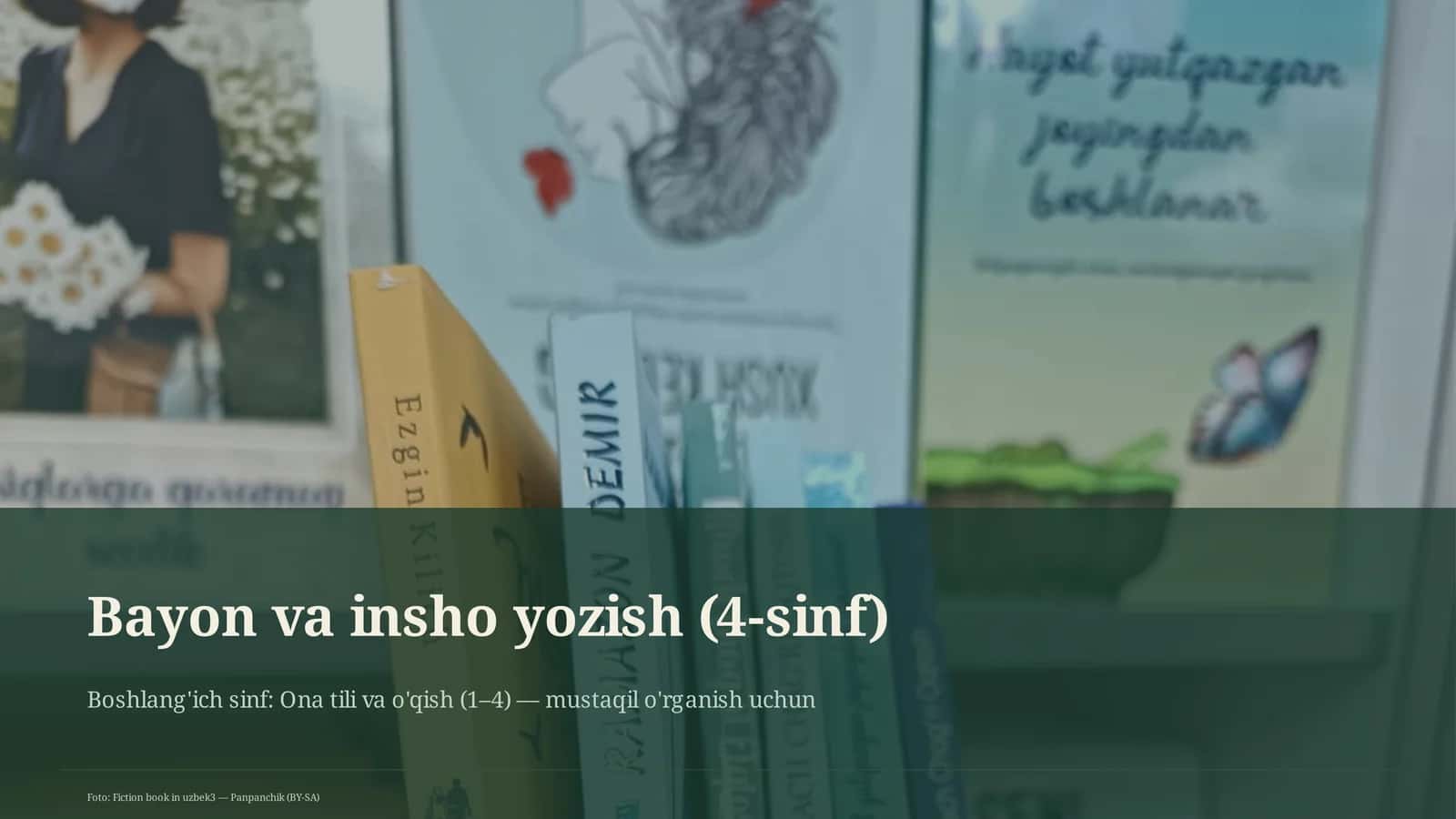Bayon va insho yozish (4-sinf)