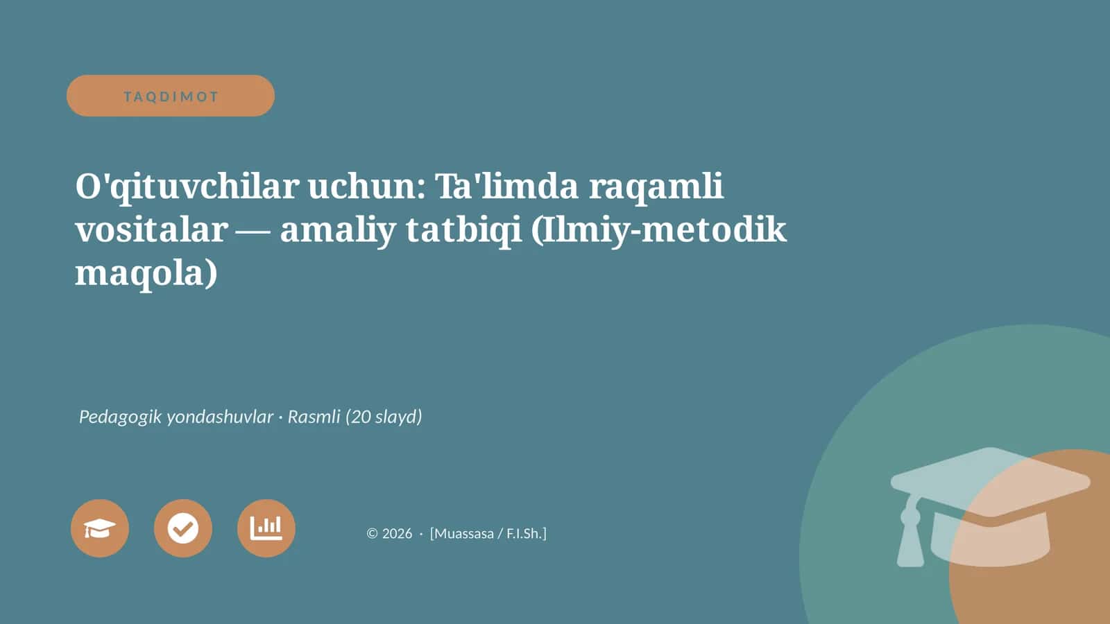Ta'limda raqamli vositalar