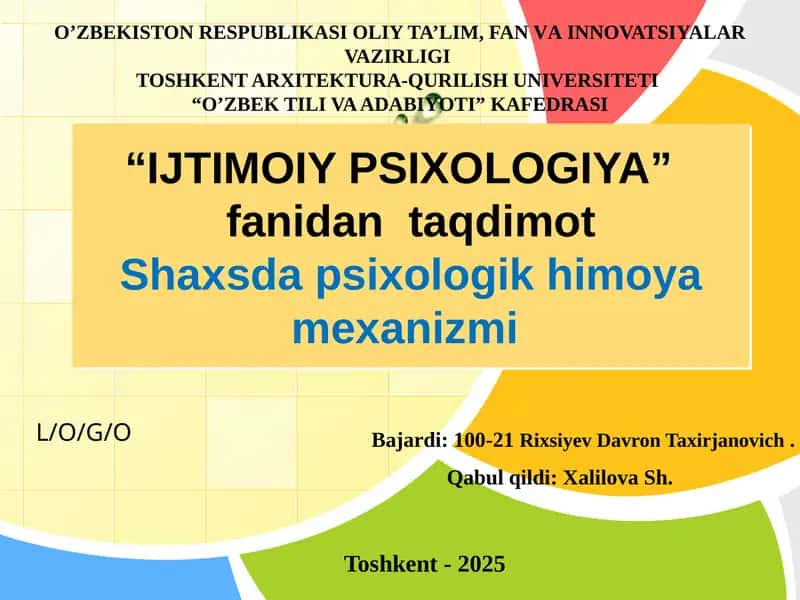 Psixologik himoya mexanizmi