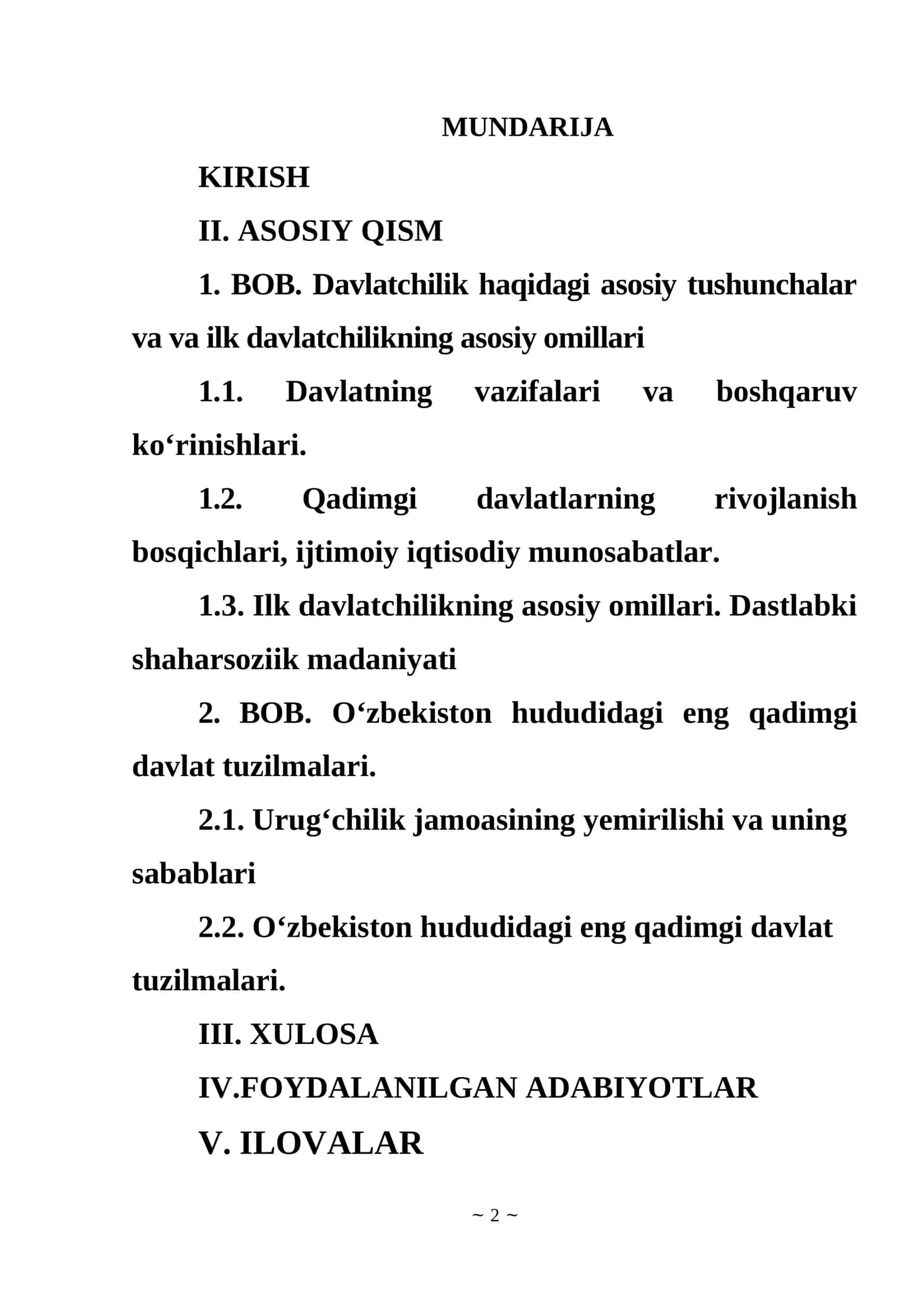O'zbek xalqi davlatchiligi tarixi