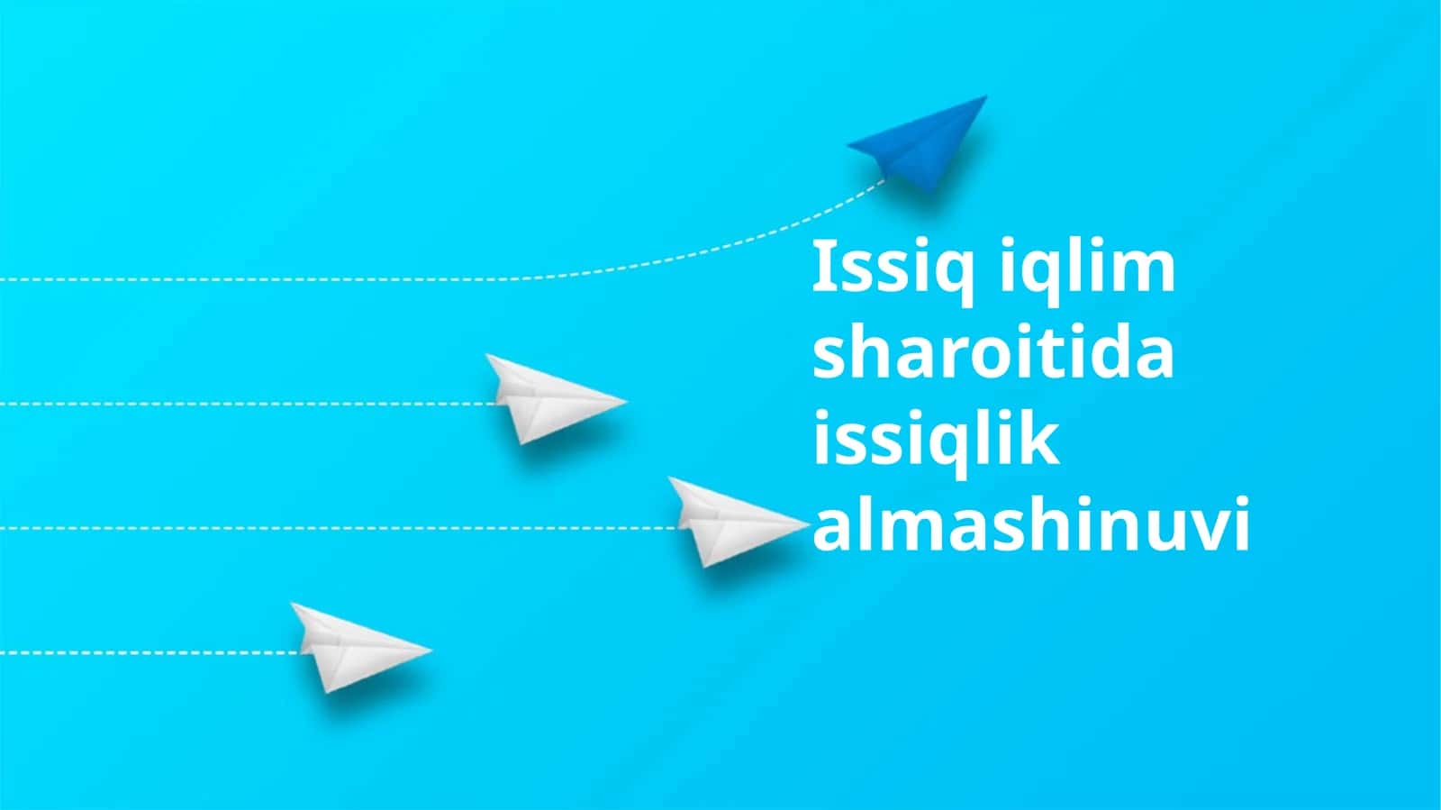 Issiq iqlim sharoitida issiqlik almashinuvi