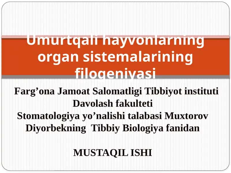 Filogenez va ontogenez o'rtasidagi bog'liqlik haqidagi ta'limot