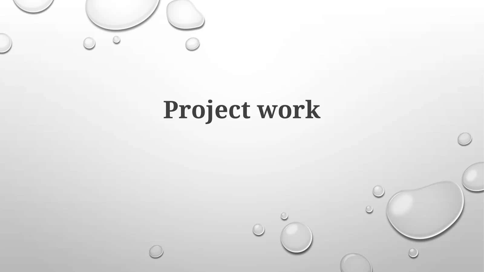 Projectwork