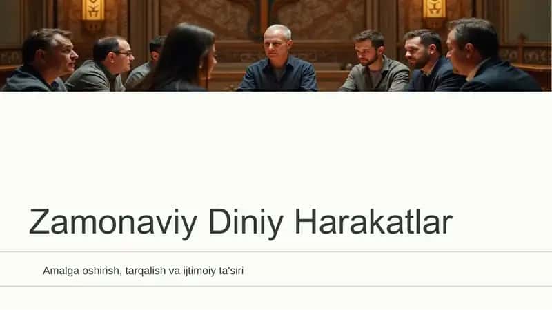Zamonaviy Diniy Harakatlar