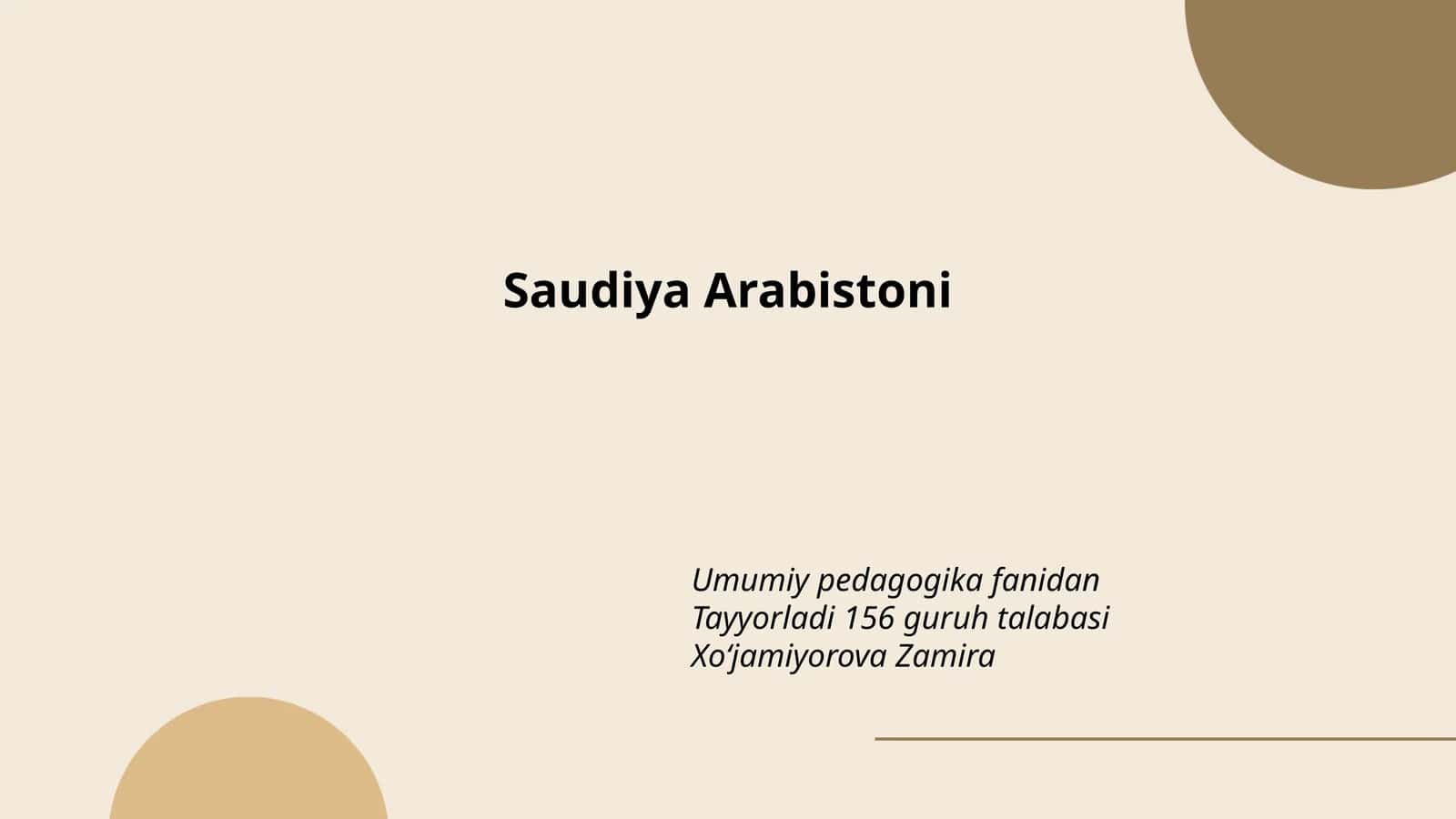 Saudiya Arabistonining geografiyasi