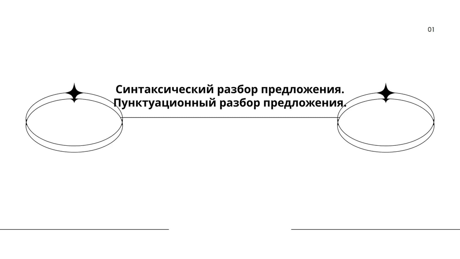 Синтаксический разбор предложения