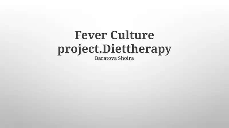 Diettherapy