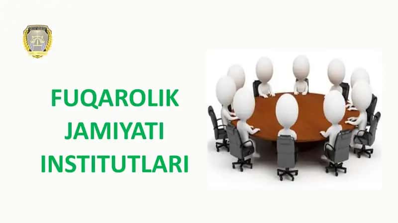 Fuqarolik jamiyati institutlari
