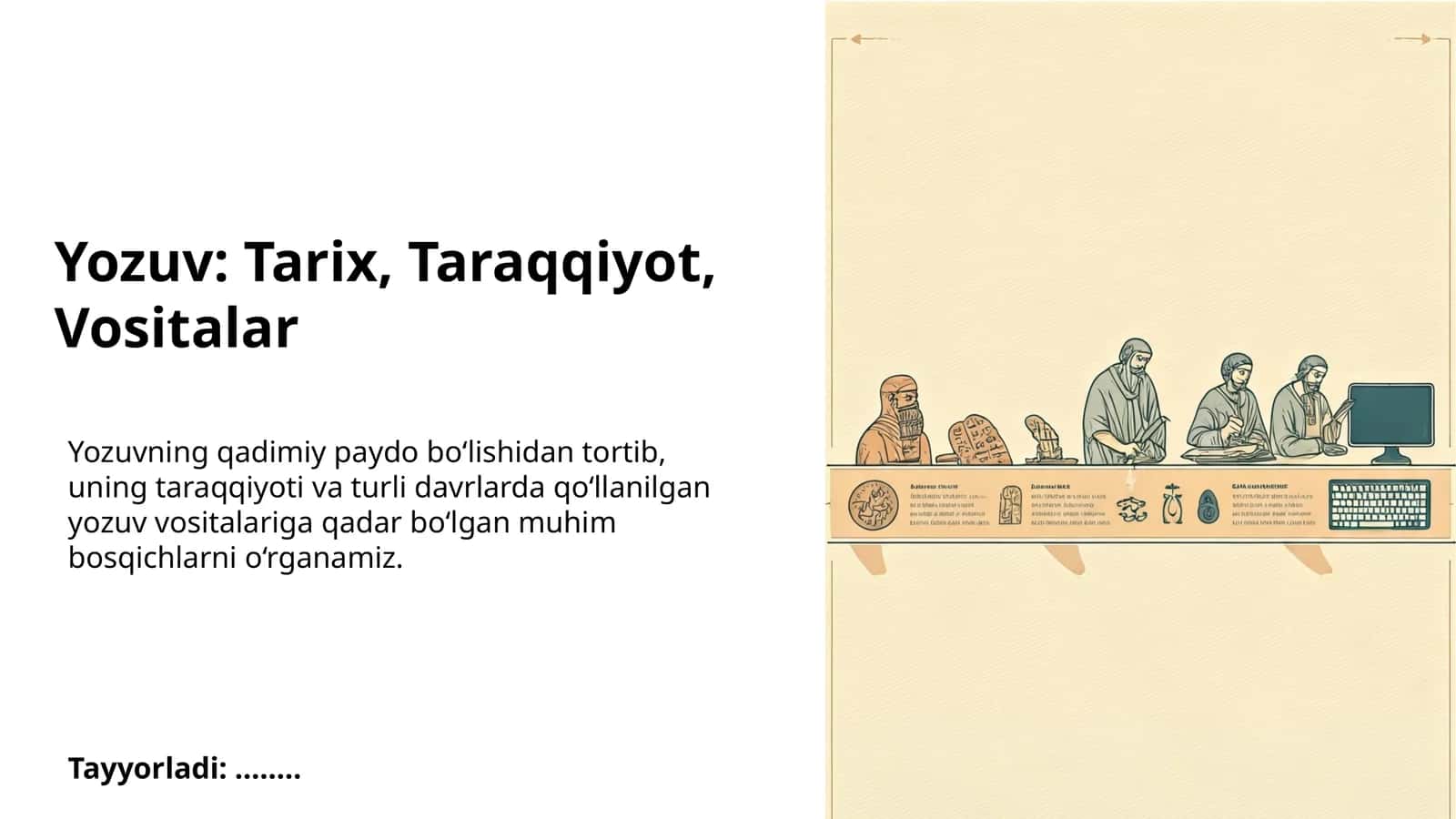 Qadimgi Mesopotamiya: mixxat yozuvi (klinopisi)