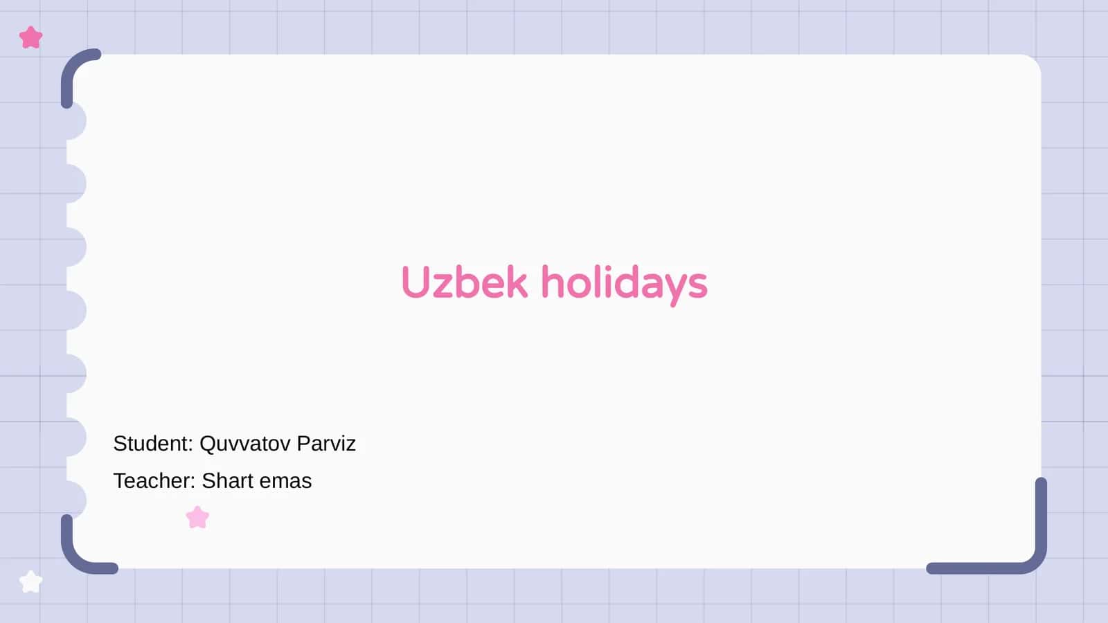 Uzbek holidays