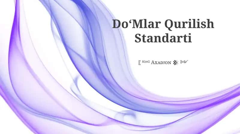 DoʻMlar Qurilish Standarti