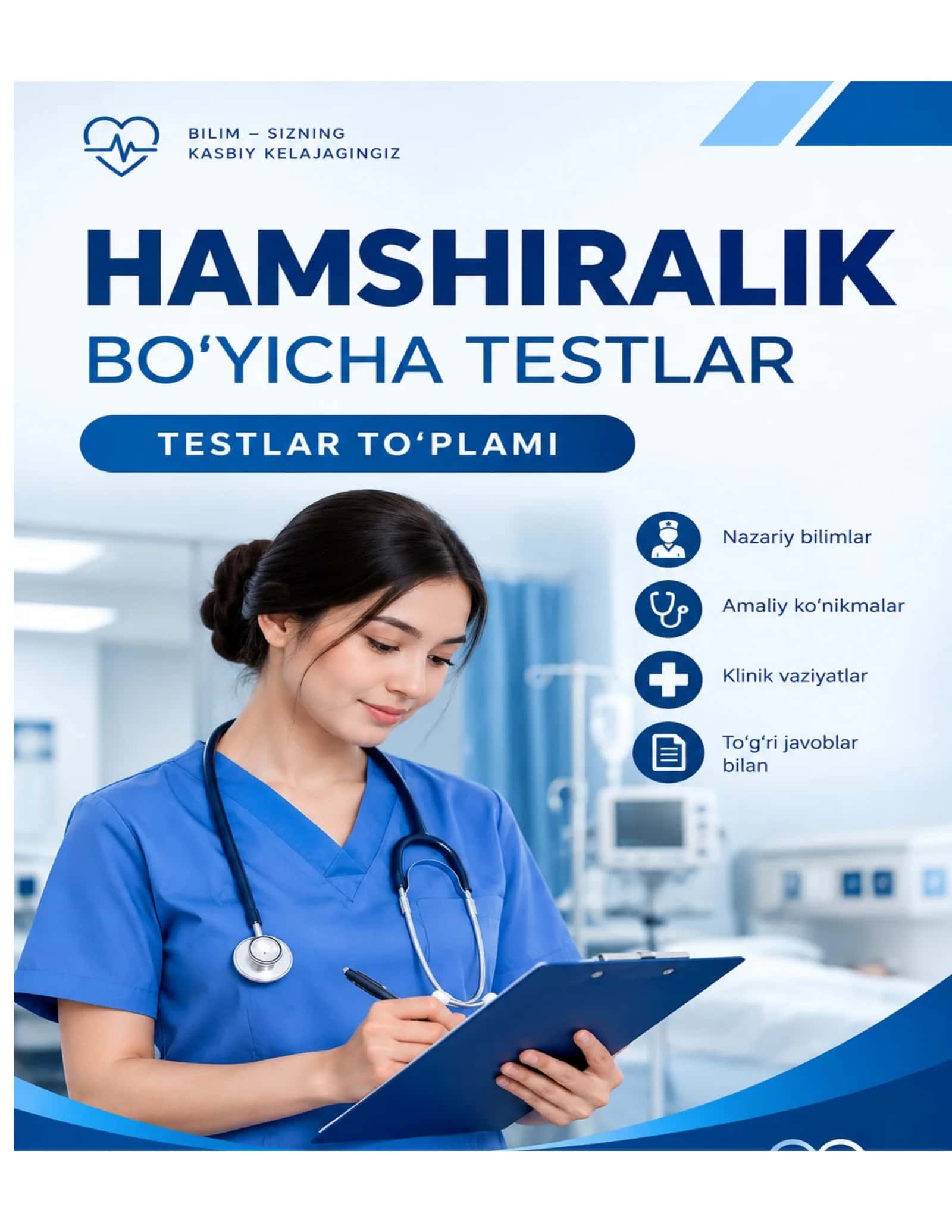 Testlar To‘plami: Farmakologiya asoslari