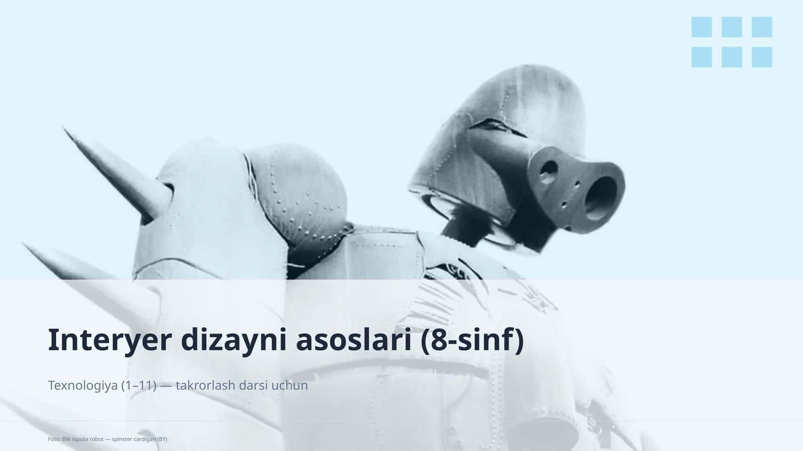 Interyer dizayni asoslari (8-sinf)