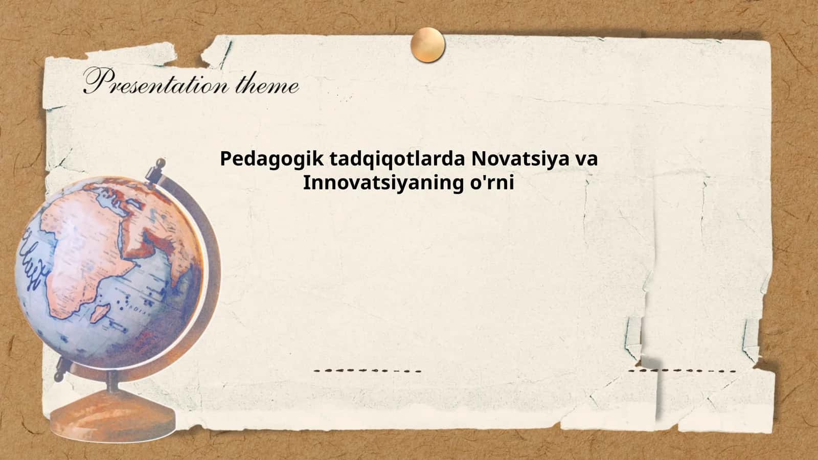 Pedagogik tadqiqotlarda Novatsiya va Innovatsiyaning o'rni