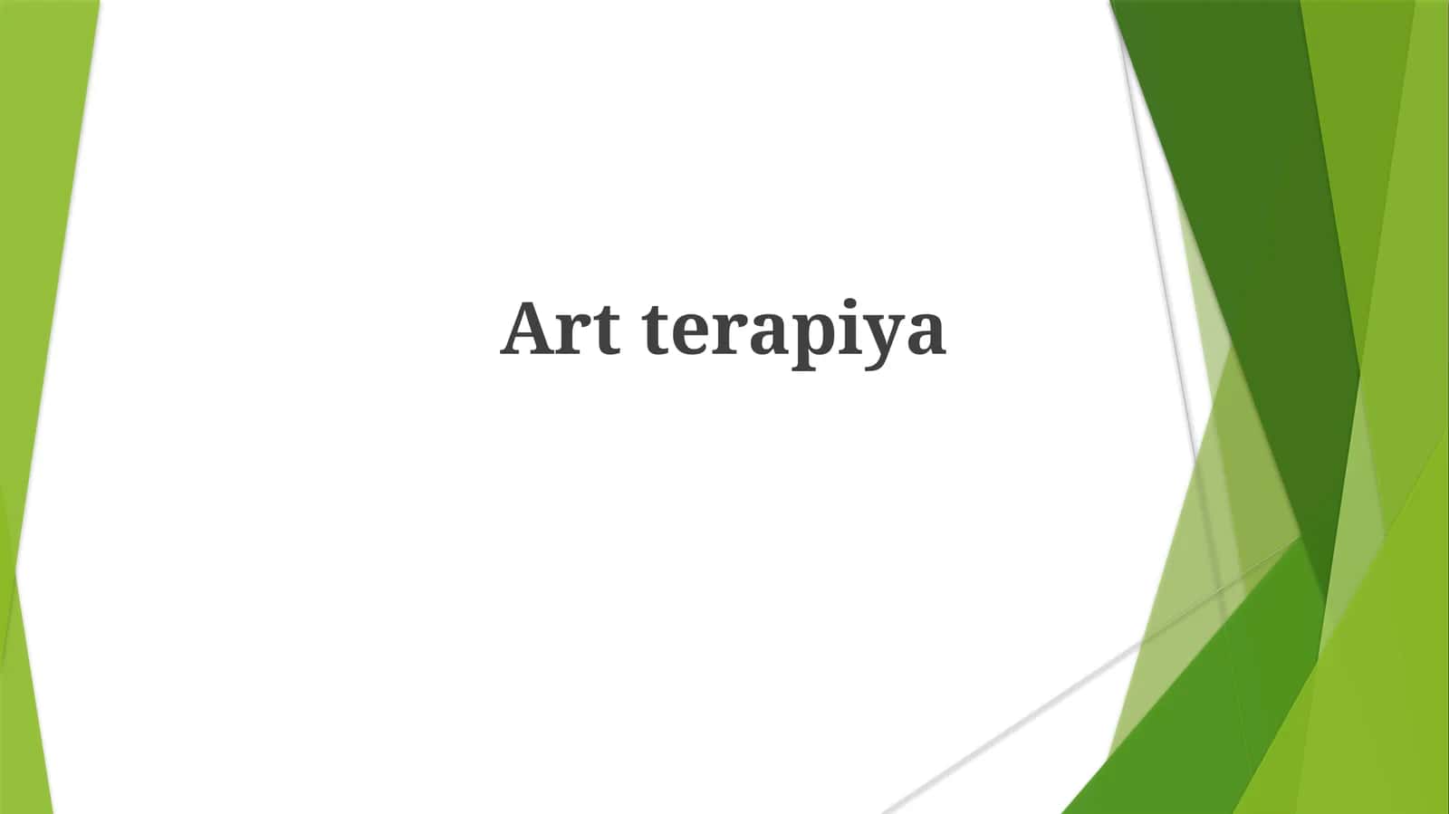 San'at terapiyasi