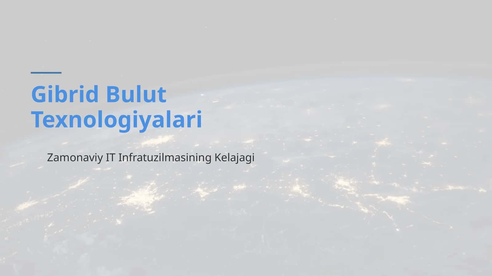 Gibrid Bulut Texnologiyalari