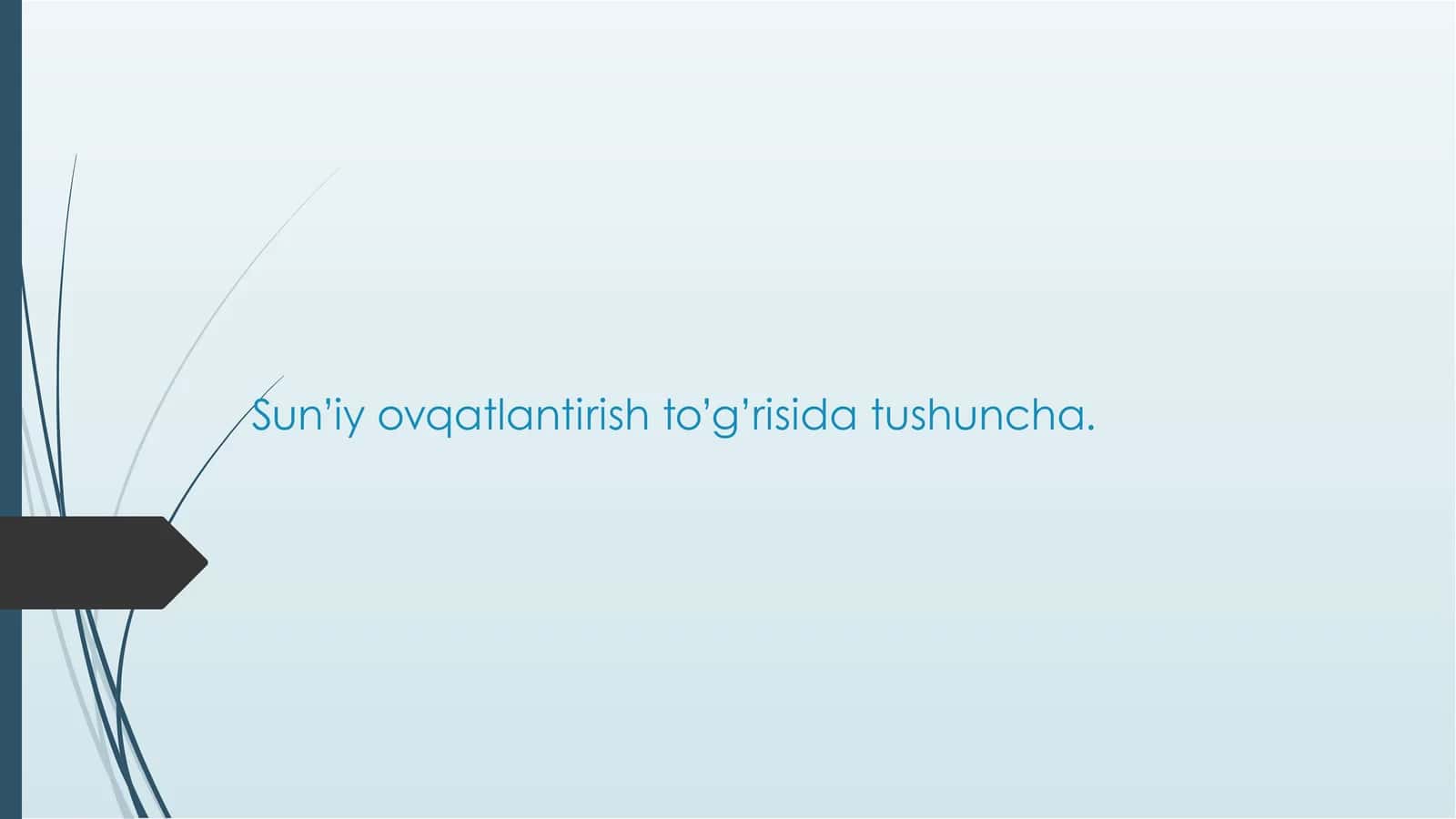 Sun’iy ovqatlantirish