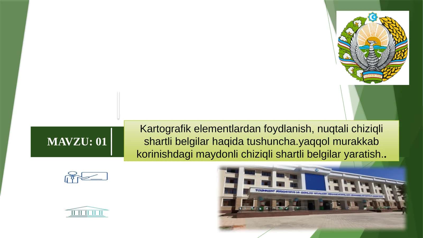 Topografiya asoslari va kartografiya