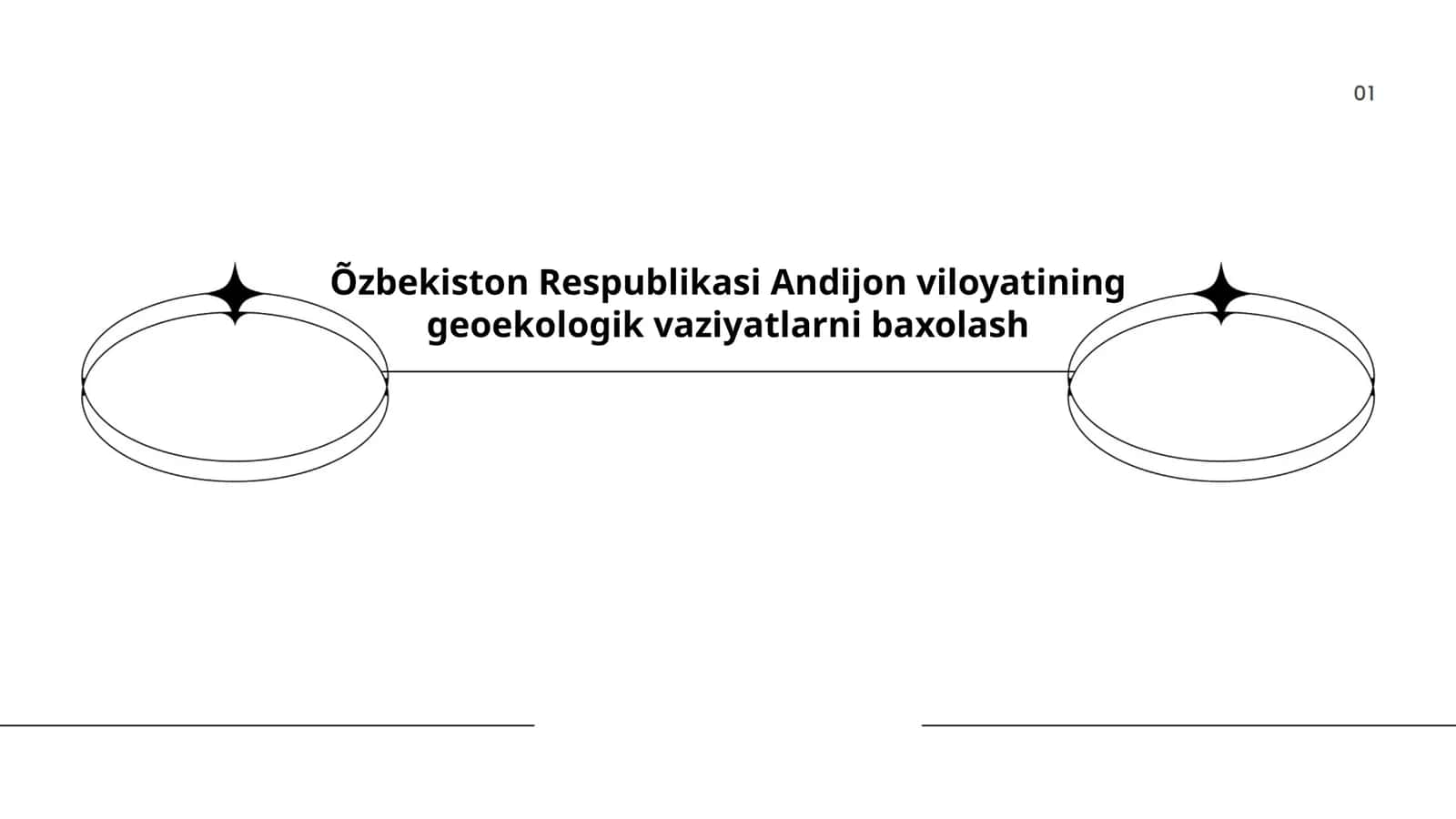 Andijon viloyatining geoekologik vaziyatlarni baxolash