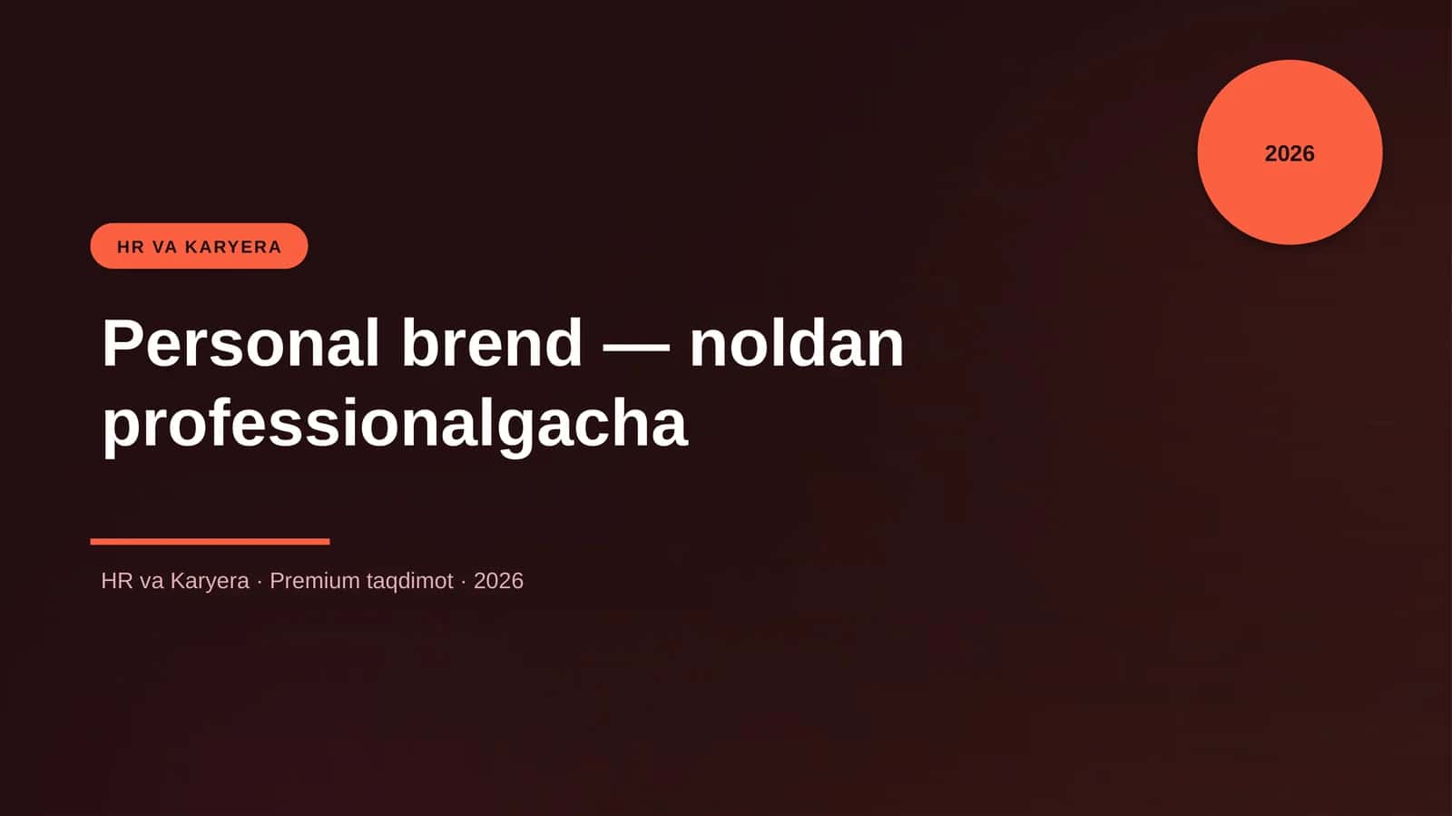 Personal brend — noldan professionalgacha