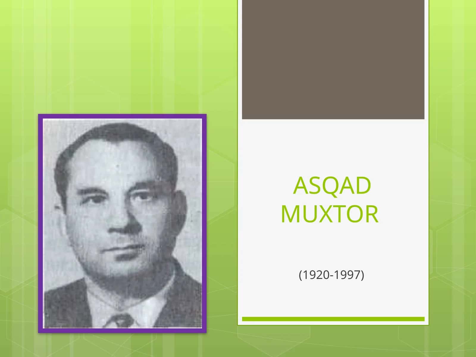ASQAD MUXTOR