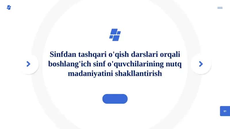 Sinfdan tashqari o'qish darslari orqali boshlang'ich sinf o'quvchilarining nutq madaniyatini shakllantirish