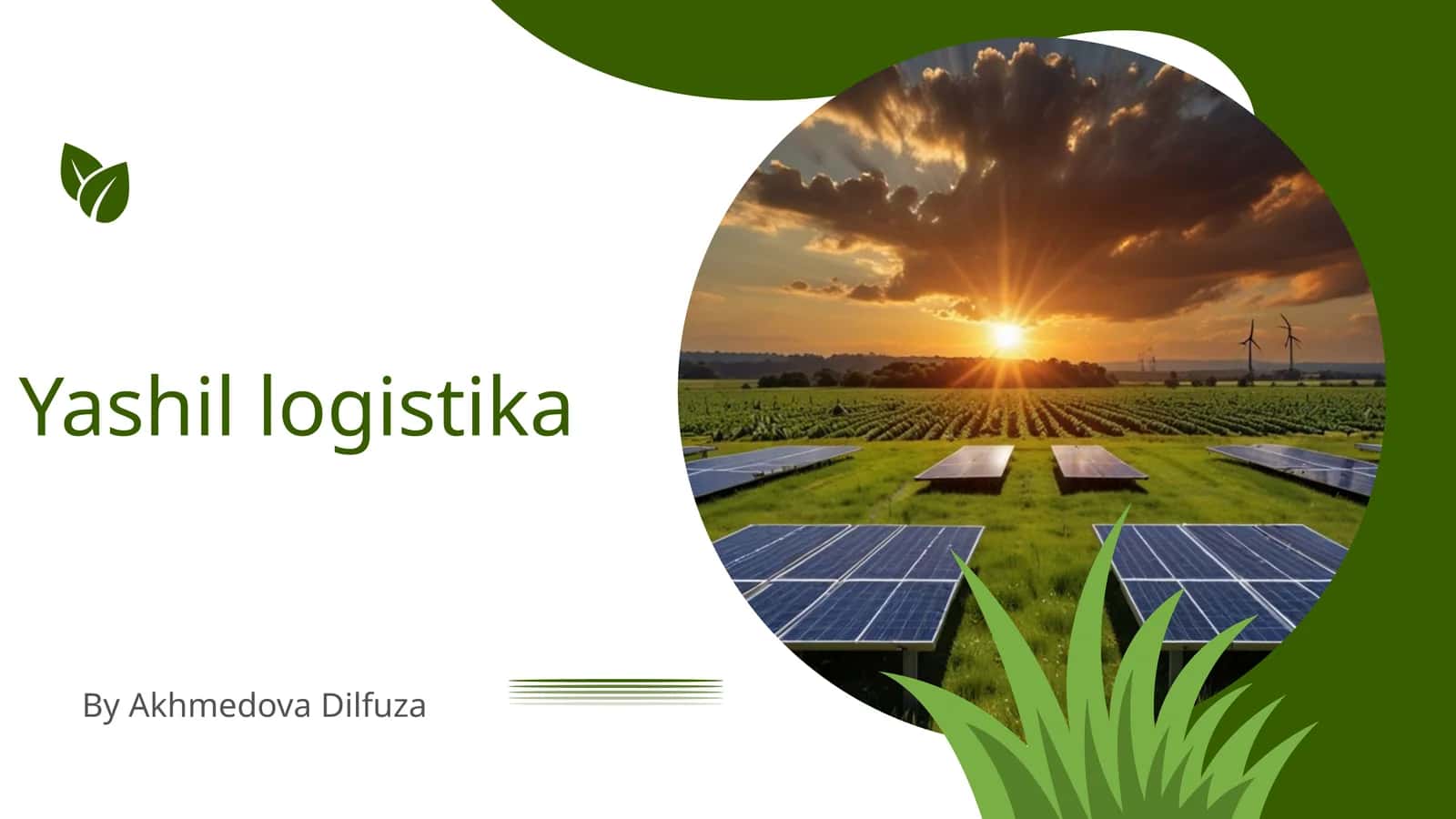 Yashil logistika