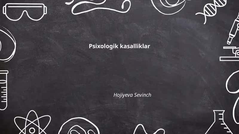 Psixologik kasalliklar