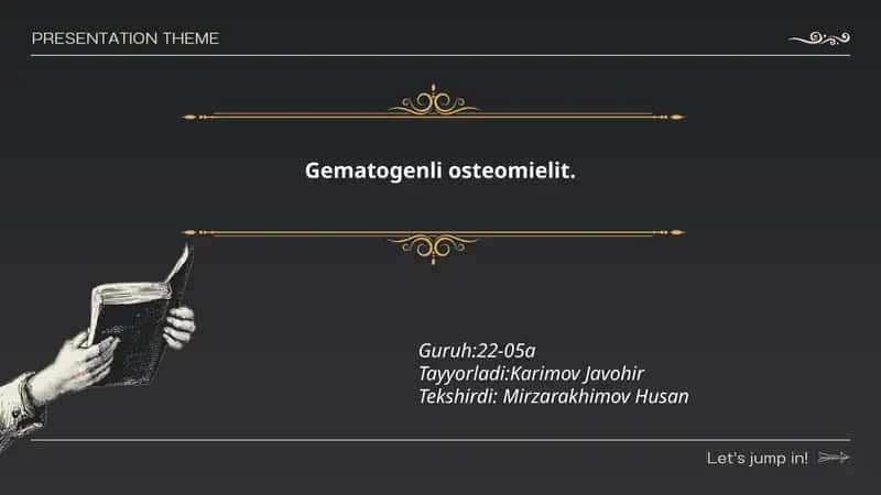 Gematogenli osteomielit
