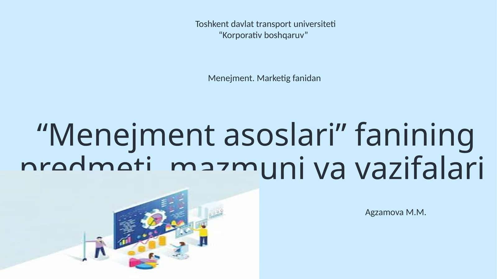 MEHNAT IQTISODIYOTINING PREDMETI VA USLUBIYATI
