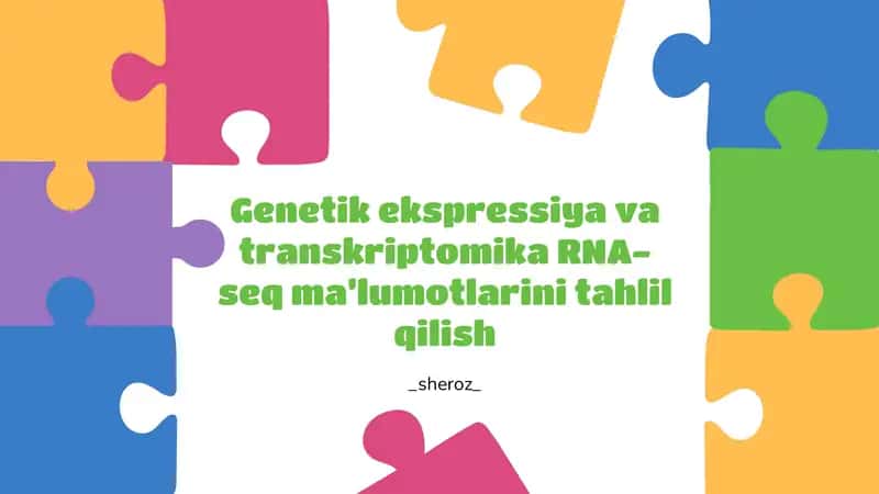 Genetik ekspressiya va transkriptomika RNA-seq ma’lumotlarini tahlil qilish