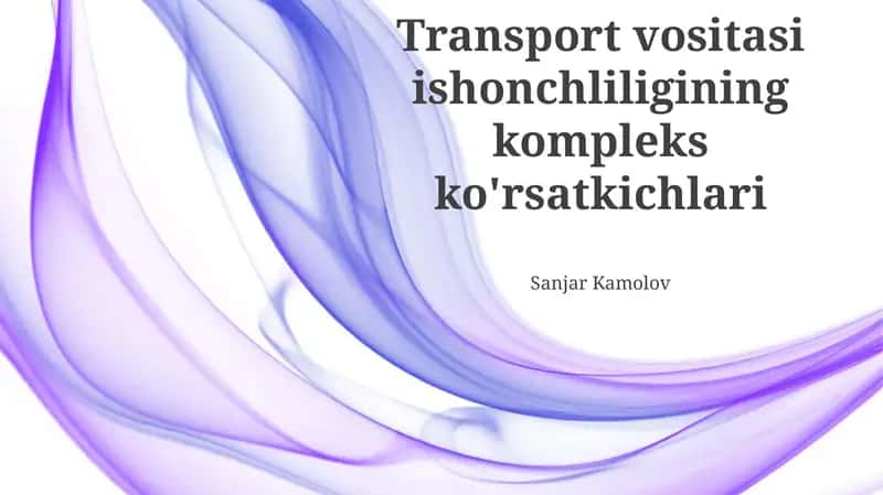 Kompleks ko'rsatkichlarni tahlil qilish usullari