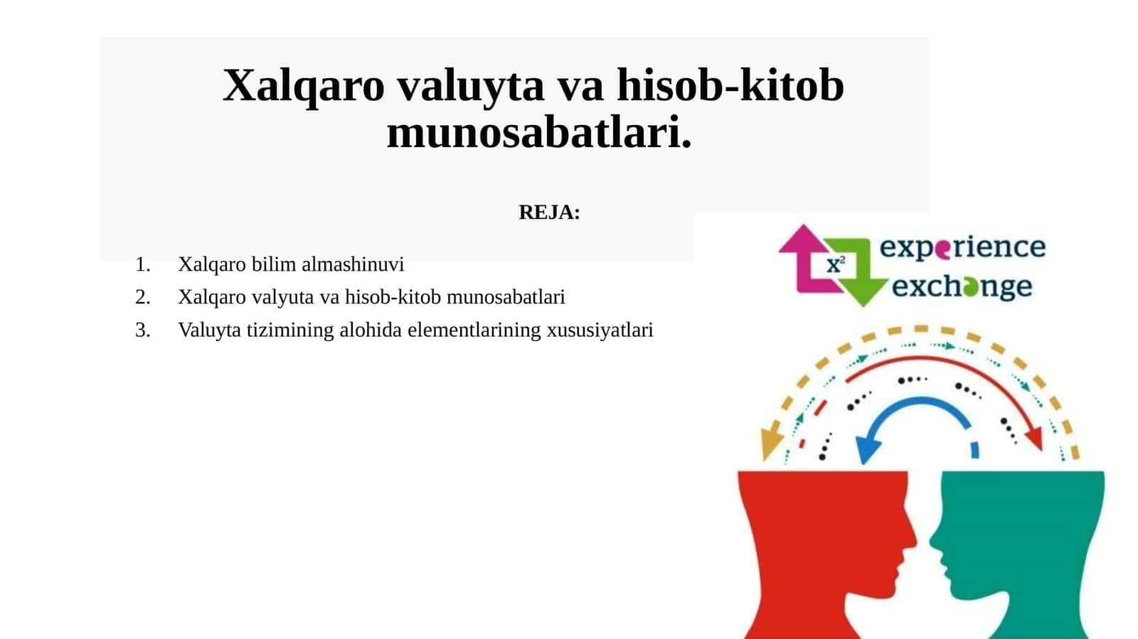Xalqaro valyuta hisob-kitob munosabatlari