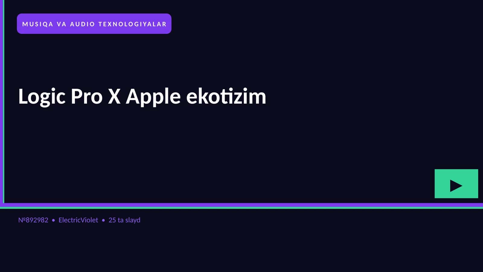 Logic Pro X Apple ekotizim