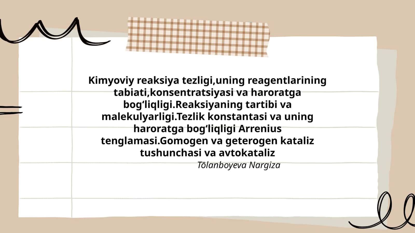 Kimyoviy reaksiya tezligi