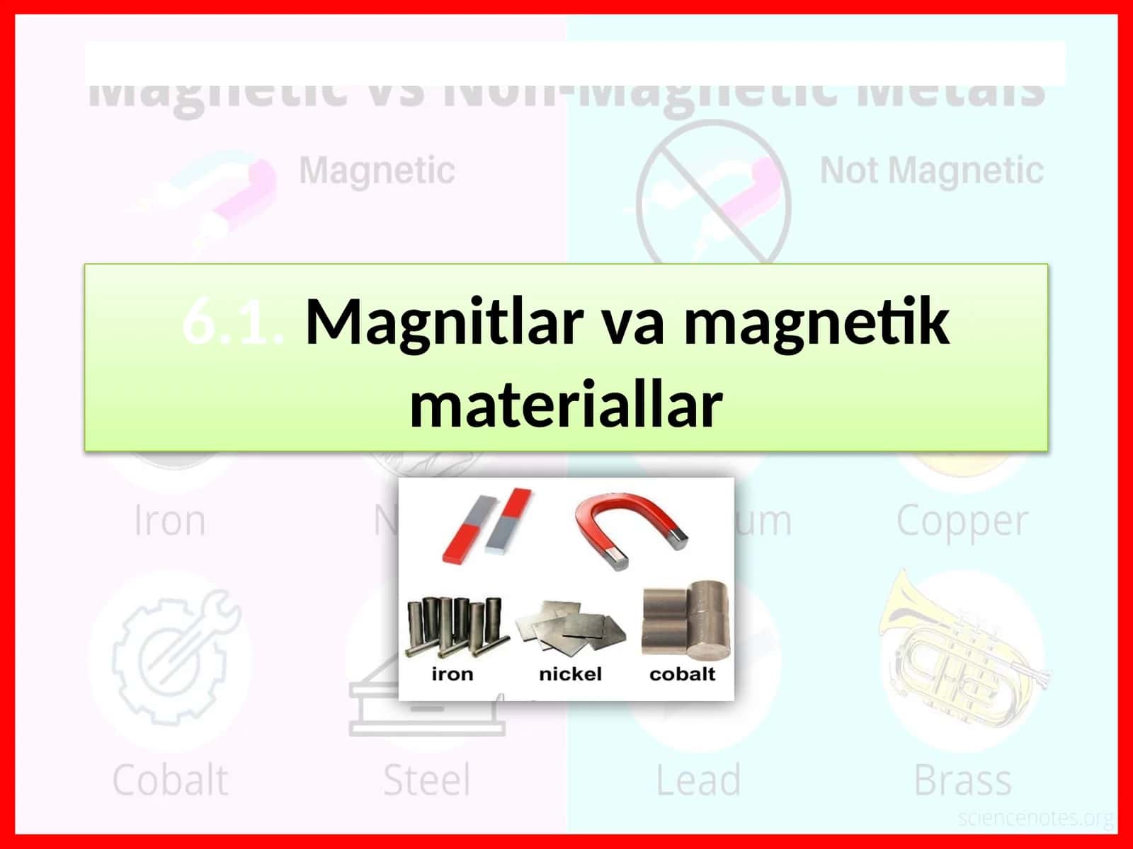 Magnitlar va magnetik materiallar
