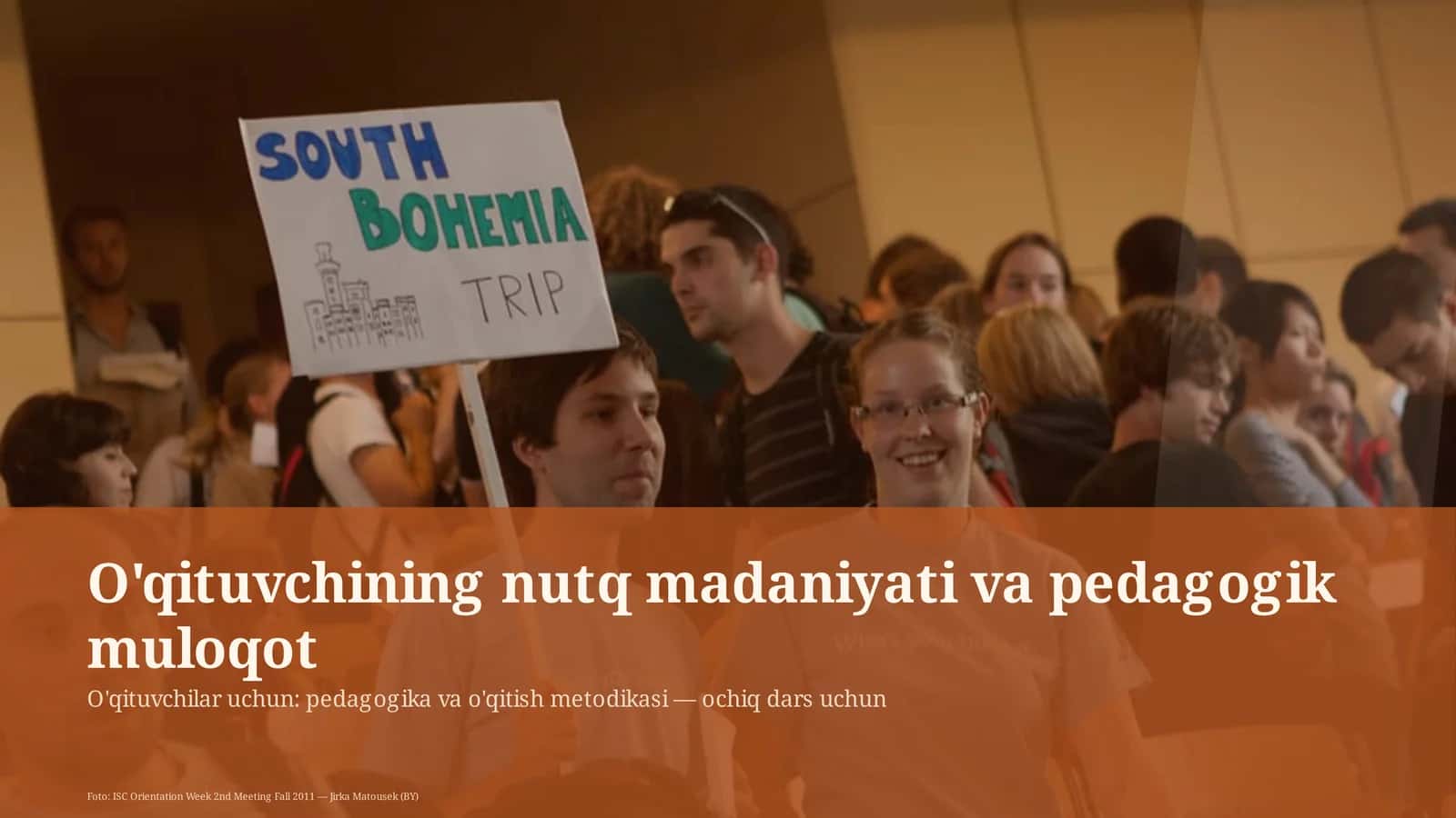 O'qituvchining nutq madaniyati va pedagogik muloqot