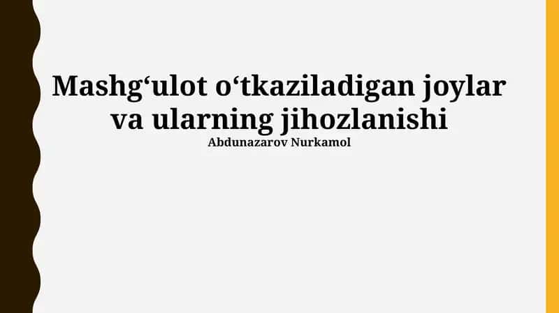 Trenajyorlar zallarida gigiena