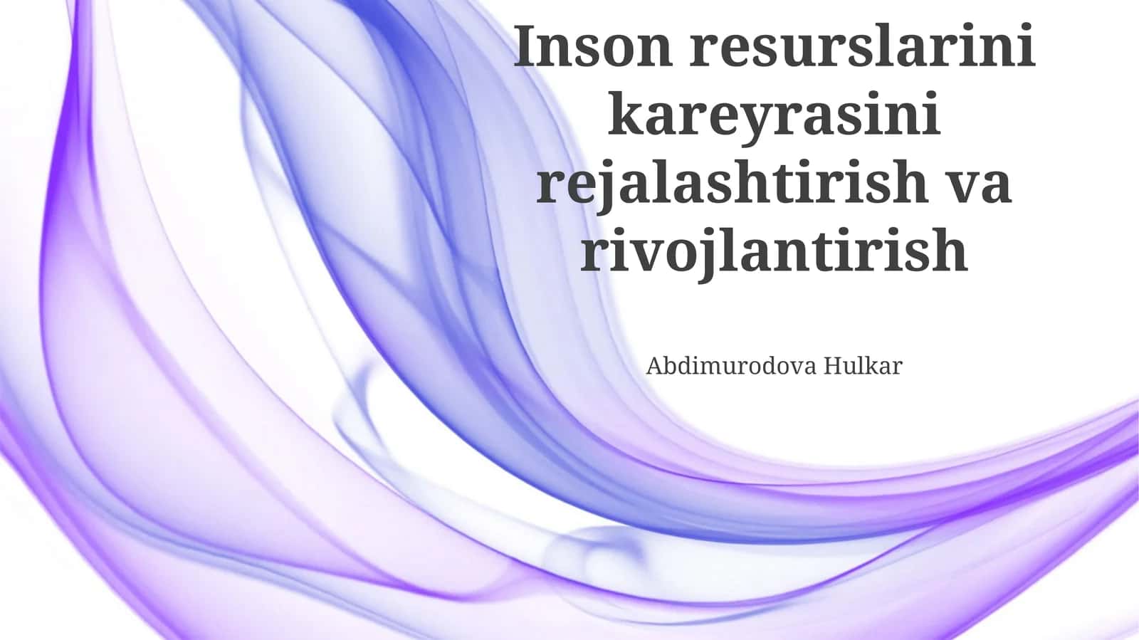 Karyera rejalashtirishning ahamiyati