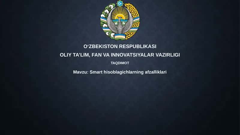 Aqlli hisoblagichlar