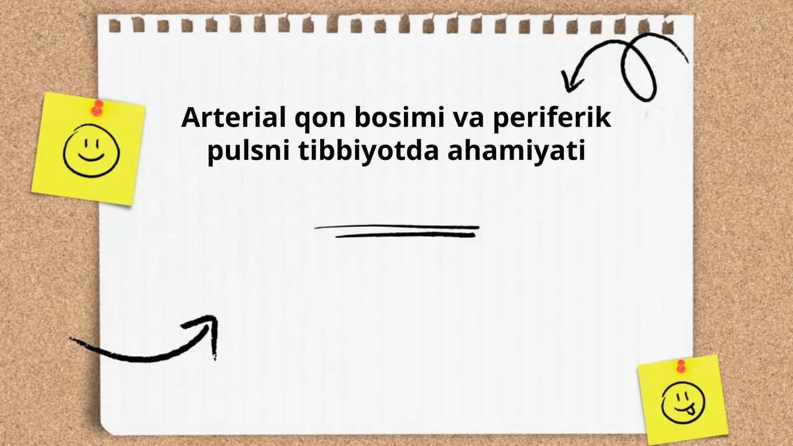 Arterial qon bosimi va periferik pulsni tibbiyotda ahamiyati