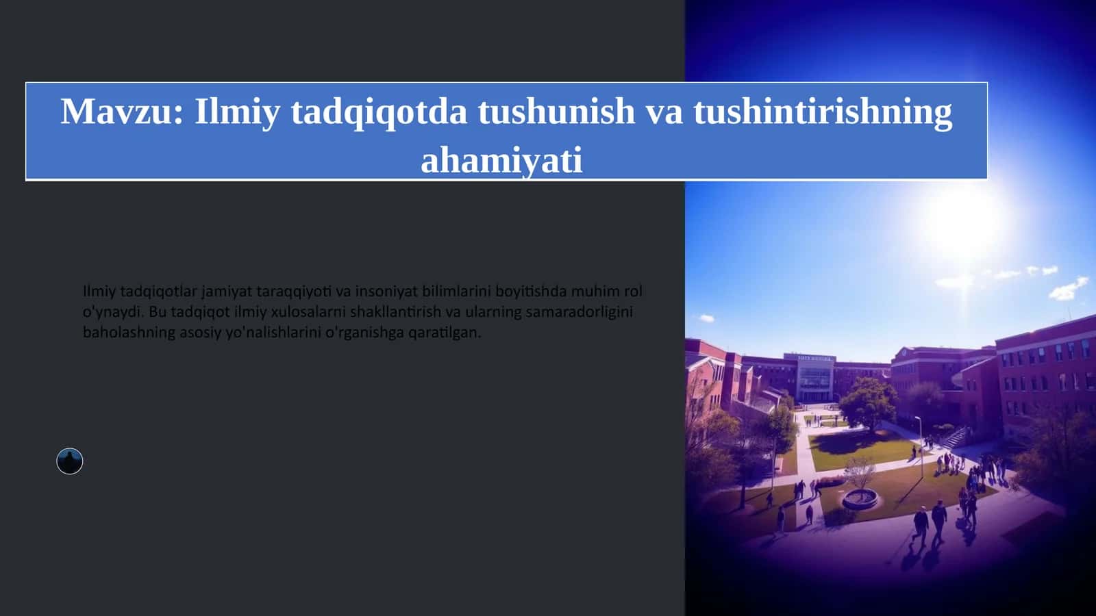Ilmiy Tadqiqotlar va Ularning Ahamiyati