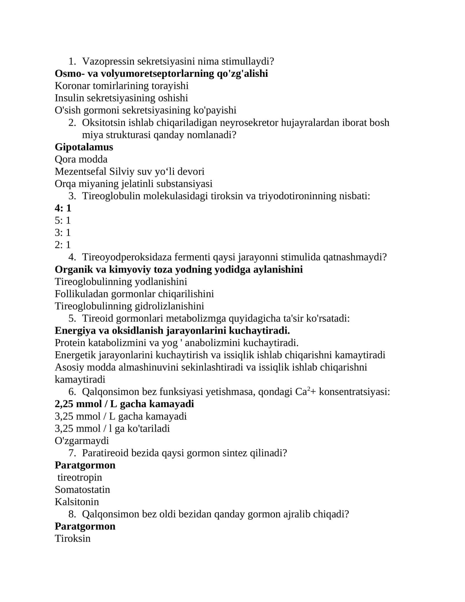 Tireoid Gormonlari va Ularning Rolini O'rganing