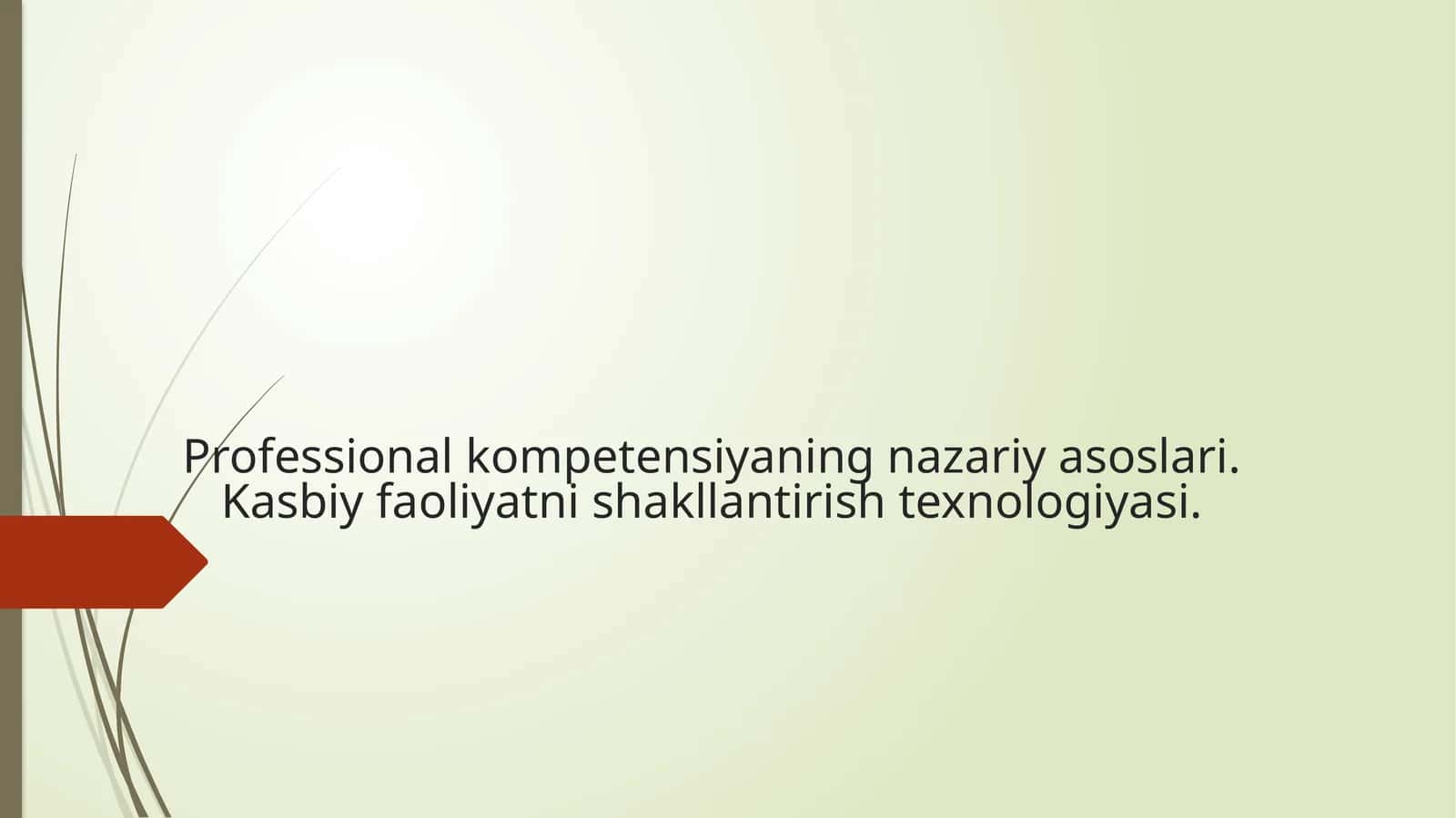 Kasbiy kompetensiya
