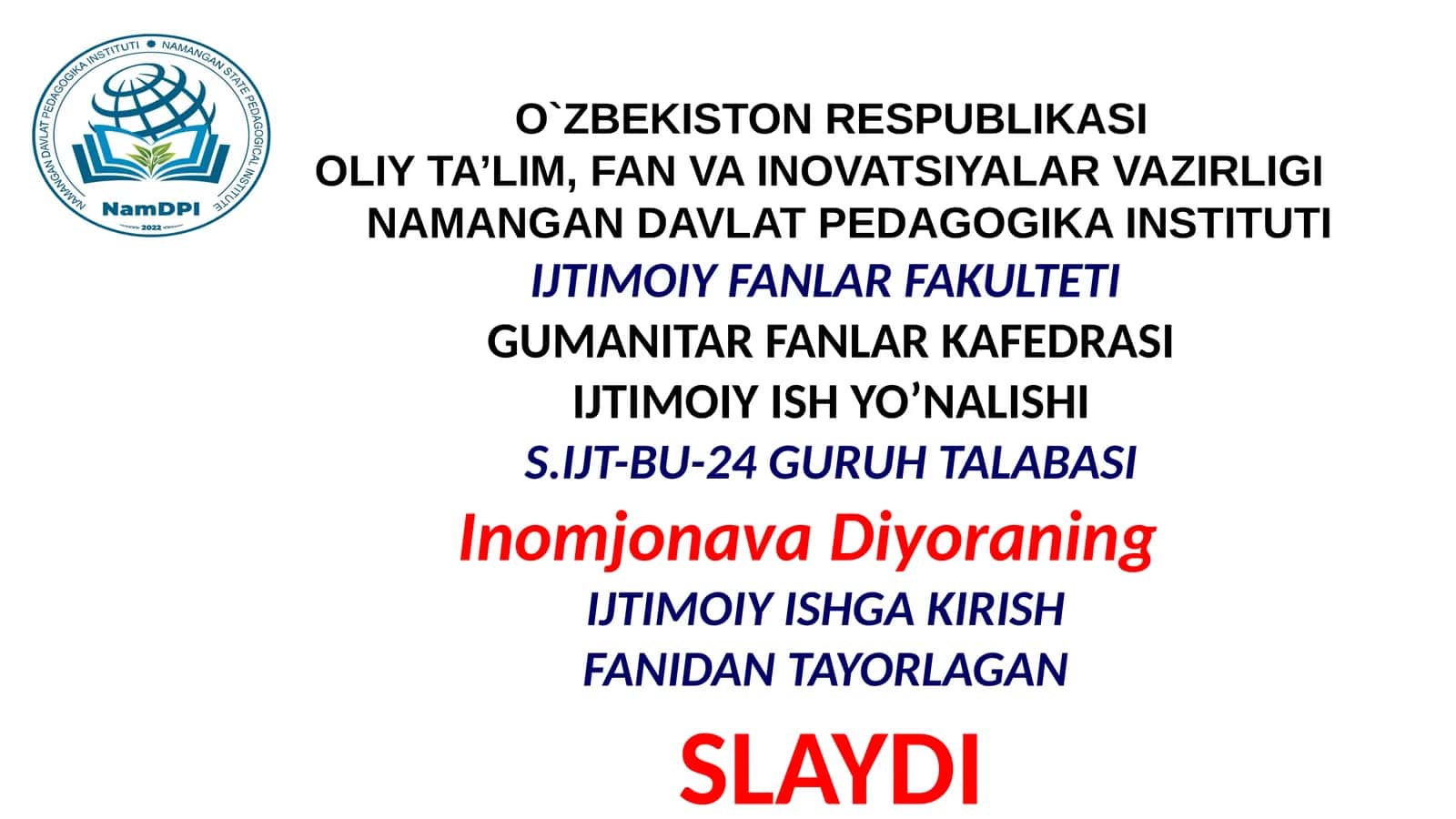 Ijtimoiy ish