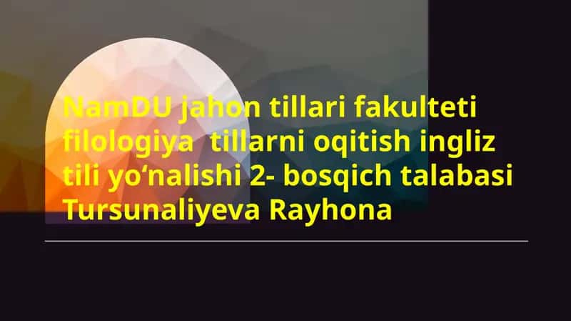 Tursunaliyeva Rayhona