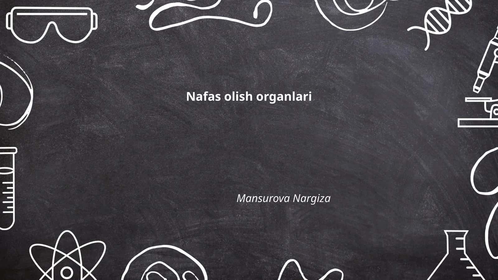 Nafas olish organlari