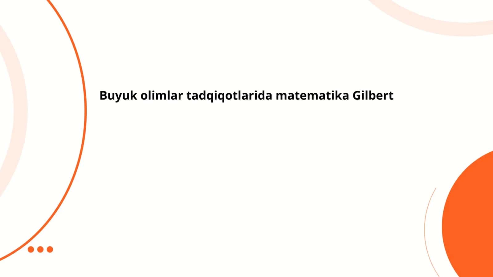 Davrlarga bo‘linish