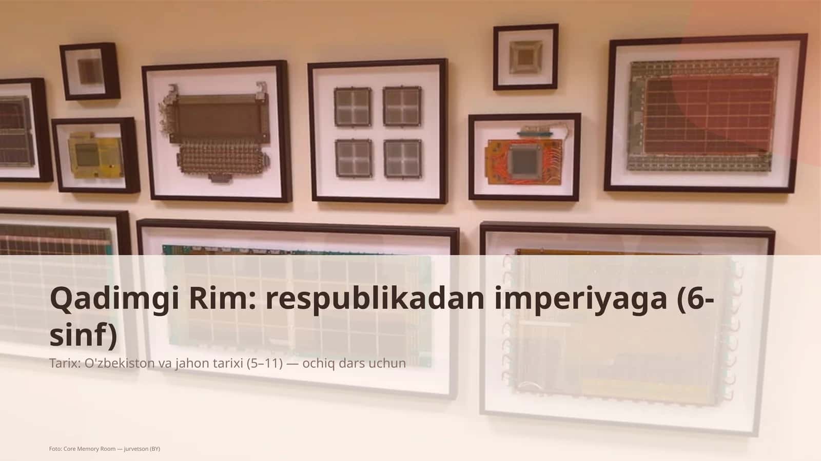 Qadimgi Rim: respublikadan imperiyaga (6-sinf)