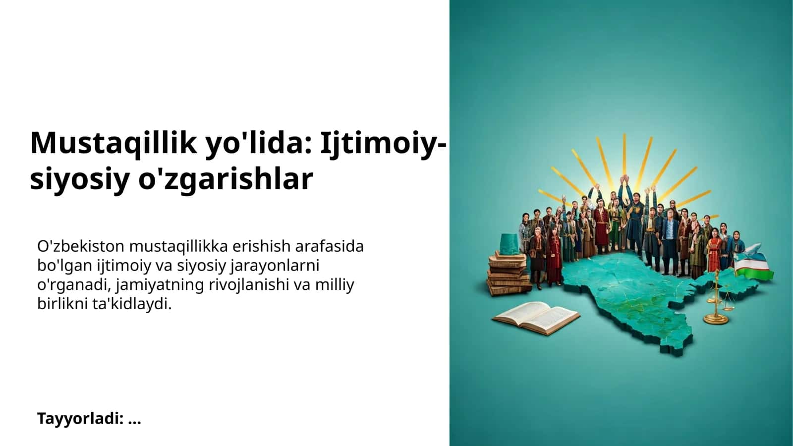 Ijtimoiy-siyosiy o'zgarishlar
